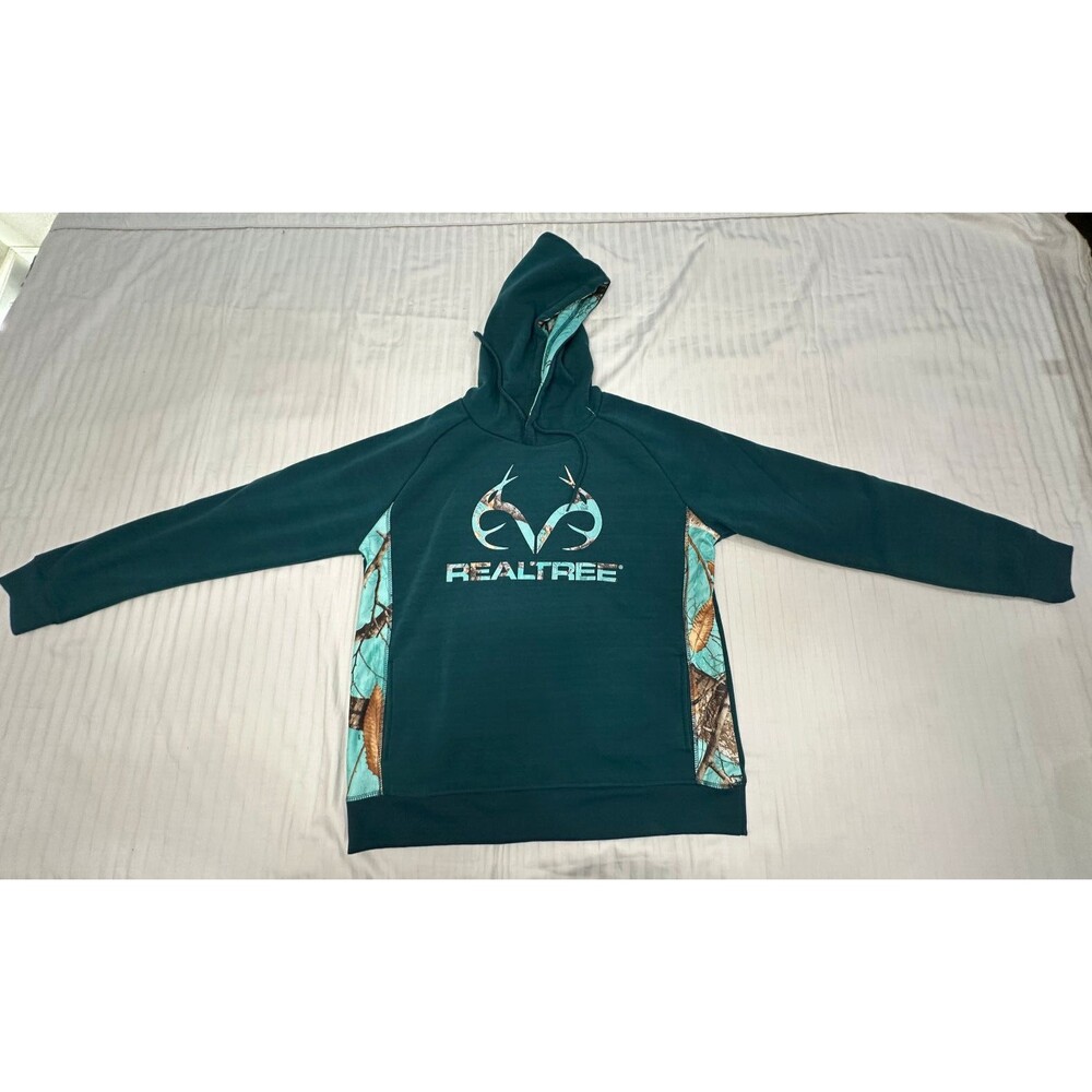 REALTREE WOMENS HOODED HOODIE SIZE M